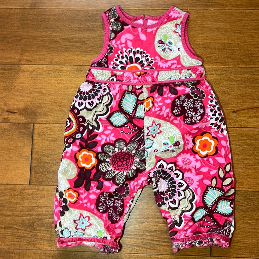 Floral Corduroy & Lined Jumpsuit 6-9 mos. The Children’s Place